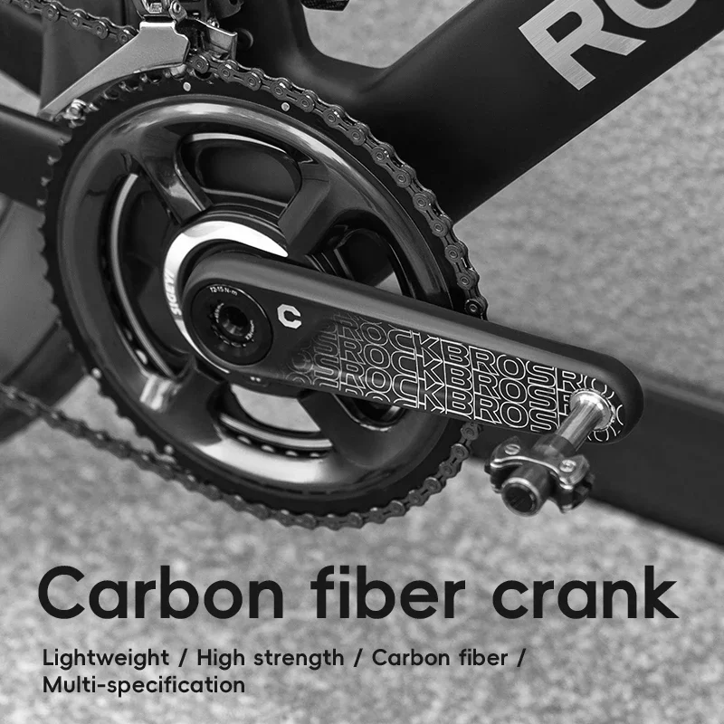 ROCKBROS Сверхлегкий коленчатый вал для велосипеда из углеродного волокна 162