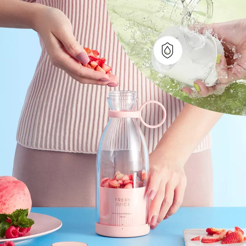 

Mini Portable Juicer Machine Handheld Fruit Mixers Milkshake Machine USB Blender Juicer Vegetables Quick Juicing