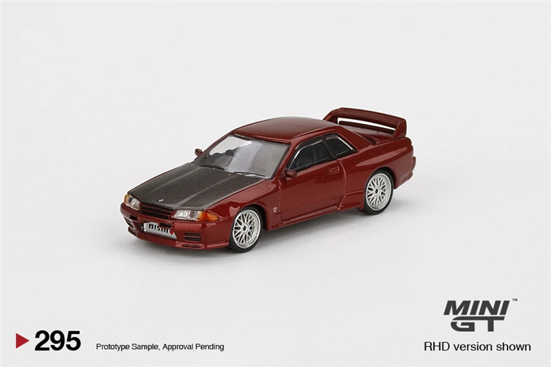 

MINI GT 1:64 Nissan GT-R R32 Red Pearl BBS RHD Diecast Model Car