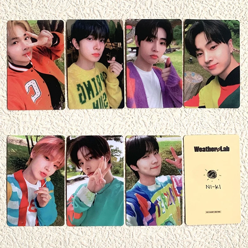 

Фотооткрытки Kpop, коллекция 2022, 7 шт./компл., погодовая лаборатория, HD Lomo открытки, двусторонняя открытка для поклонников, коллекционный подар...