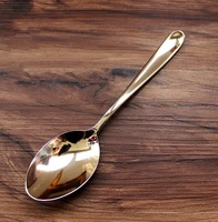 new ta1 pure titanium korean long handle dinner spoon soup coffee spoon cutlery