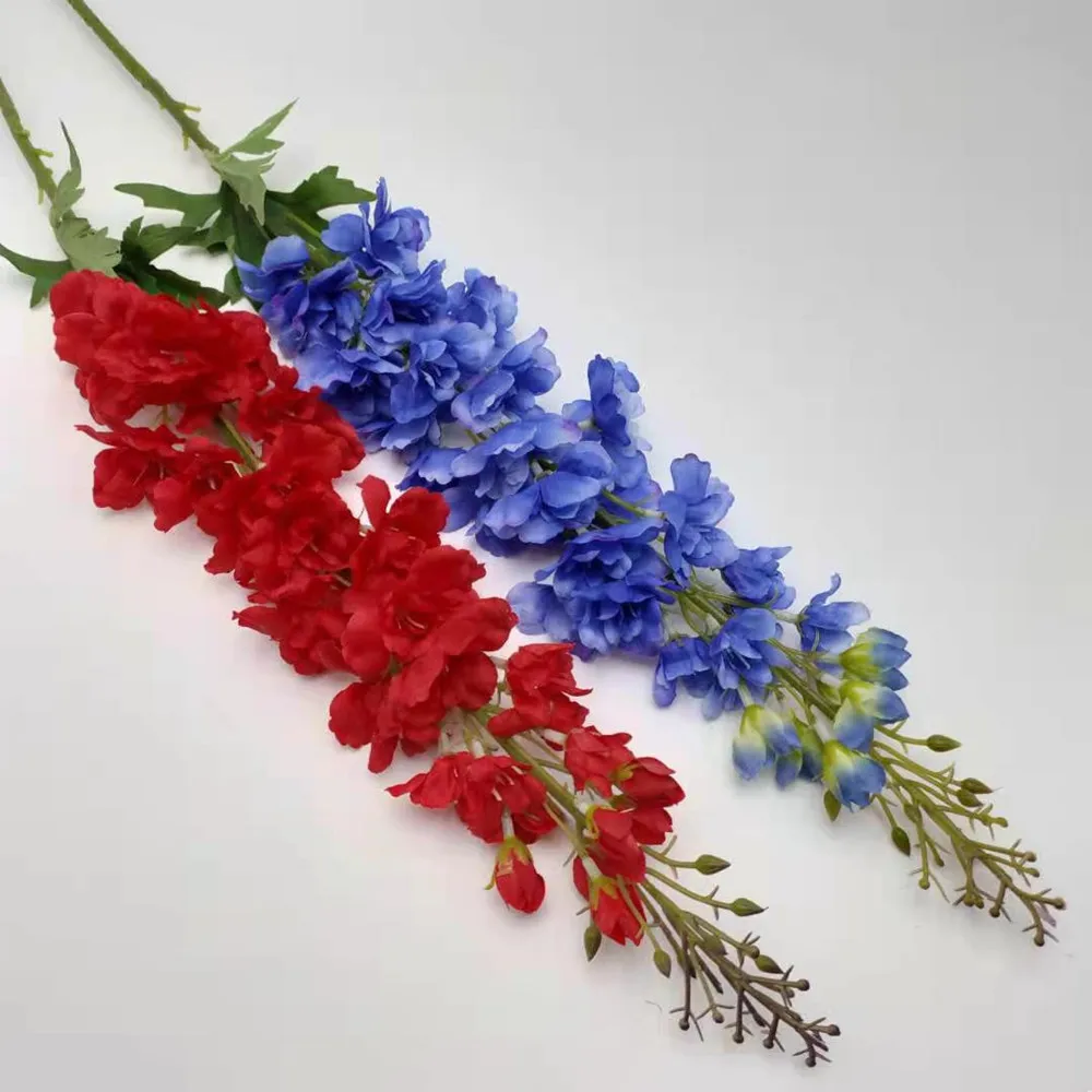 Искусственная цветочная ветка Larkspur 100 см