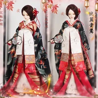 limited bjd doll clothes oiran japanese kimono 14 13 wedding dress dd dy msd uncle yukata doll accessories