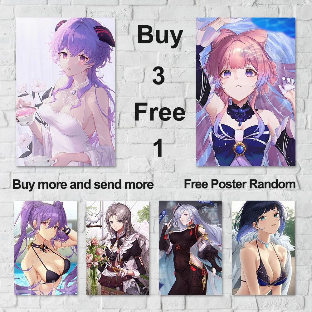 

Japanese Anime Girl Aesthetics Print Poster Prints Cartoon Canvas Painting Wall Art Custom Pictures Room Home Decor Gift Prints