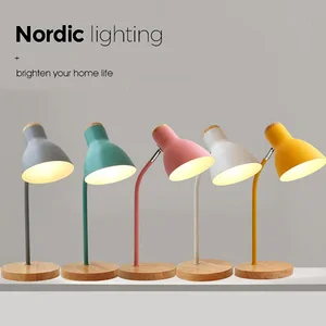 Nordic LED Desk Lamp Multi-angle Adjustable Simple Desk Lamp Eye Protection Reading Table Lamp Living Room Bedroom Home Decor