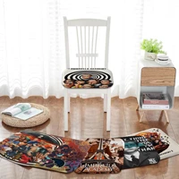 the umbrella academy square seat pad household cushion soft plush chair mat winter office bar sofa decor tatami