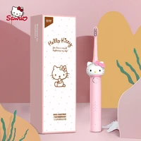 sanrio hello kitty usb rechargeable electric toothbrush rechargeable sonic full automatic soft hair household adult toothbrush