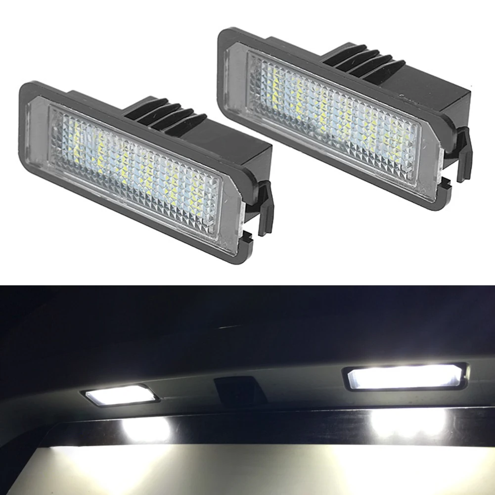 

2x White 3000K LED License Plate Lights Lamp For Porsche Boxster Cayman Carrera Cayenne 987/997/958 For Porsche Cayenne 958
