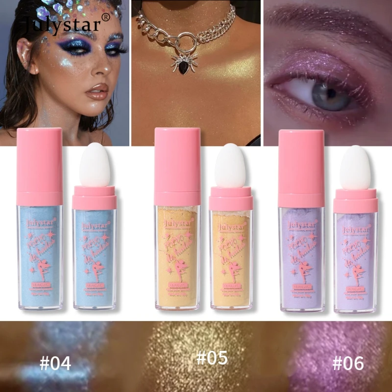 Хайлайтер пудра блестящая мерцающие Контурные румяна для девушек лица тела