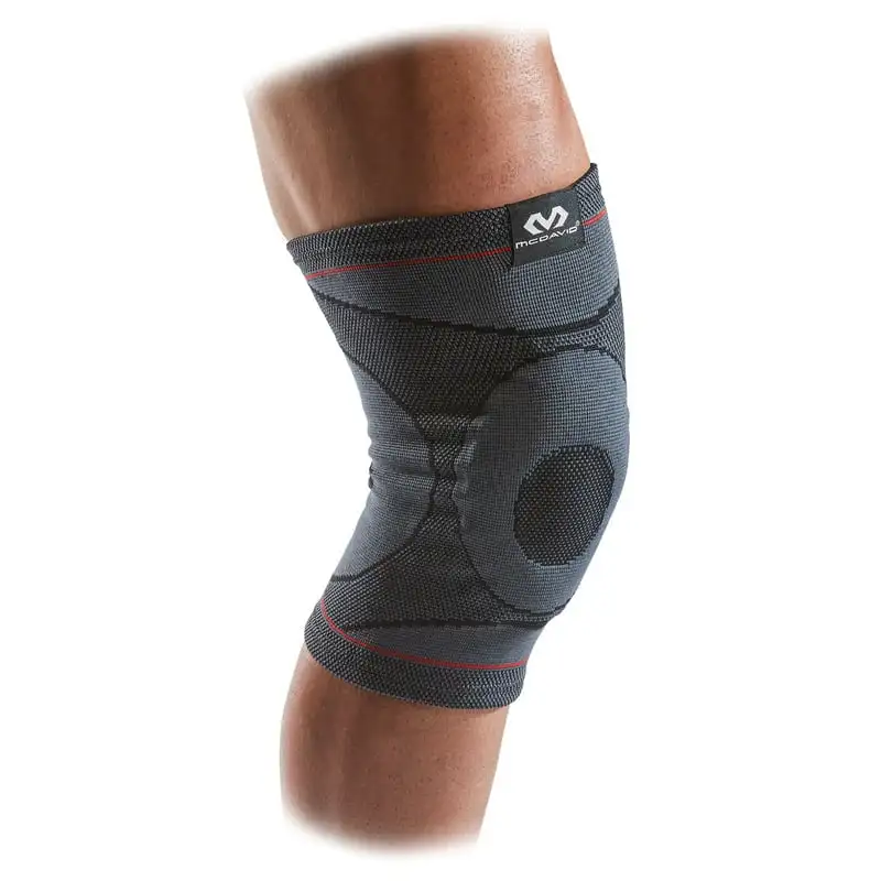 

Knee Compression Knit Sleeve W/ Gel Buttress, Gray, Small/Medium, Fitness Recovery