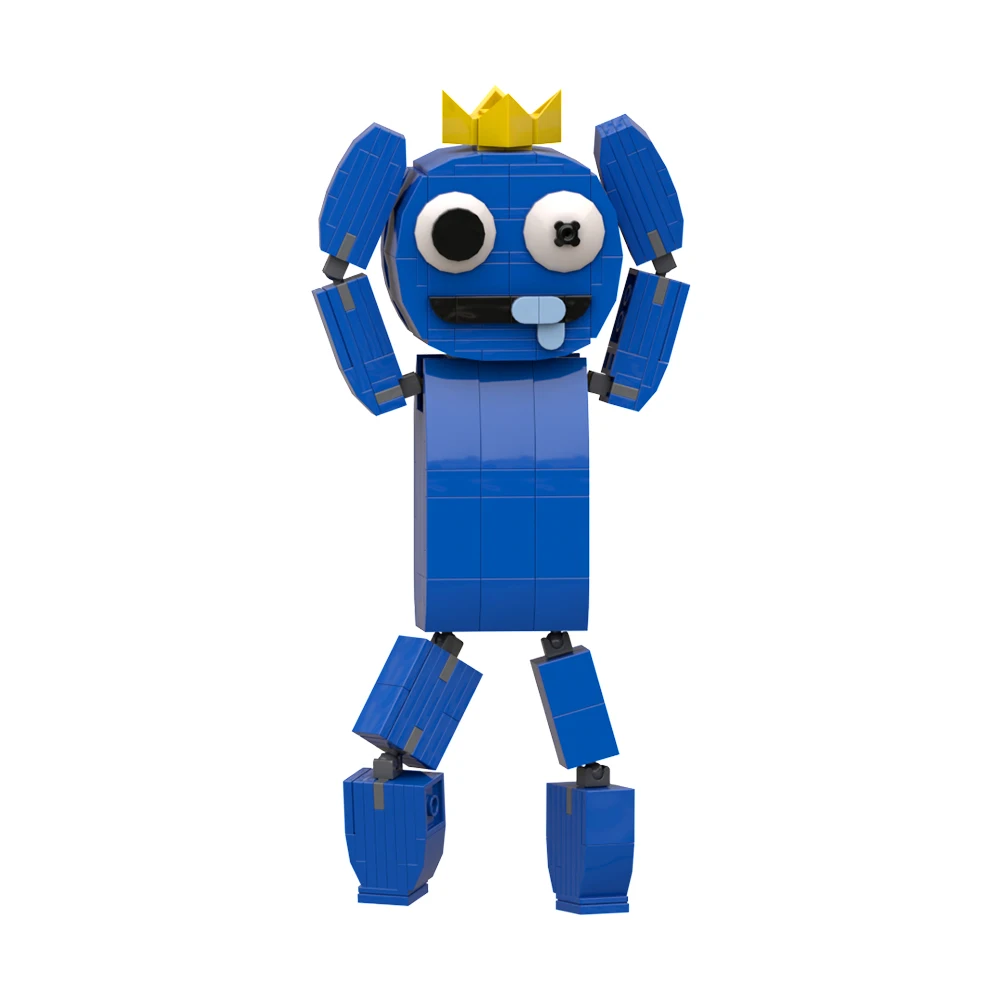 

Конструктор MOC Creative Blue Monster, набор строительных блоков для дождливых друзей, экшн-фигурки из страшных игр, модели строительных блоков