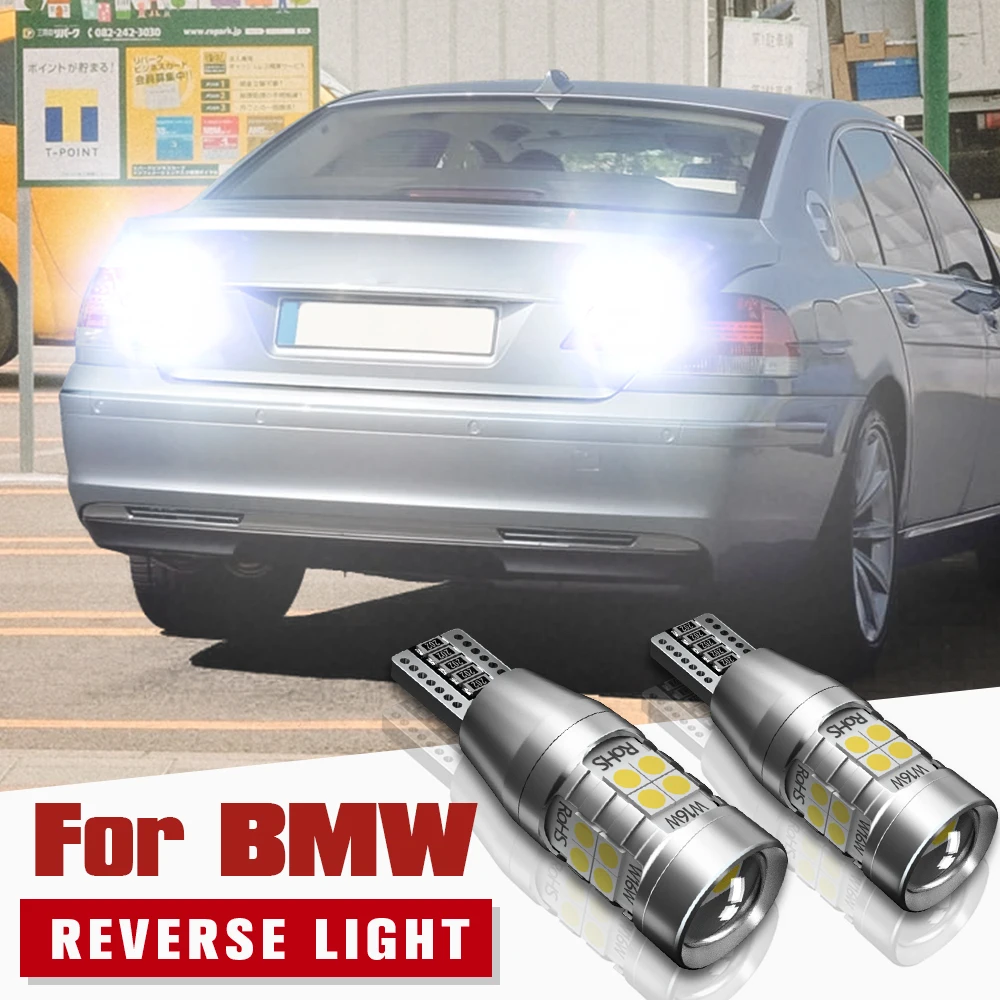 Светодиодная лампа задсветильник хода W16W T15 921 Canbus для BMW 6-Series F12 F13 F06 7-Series E65 E66 E67 F01