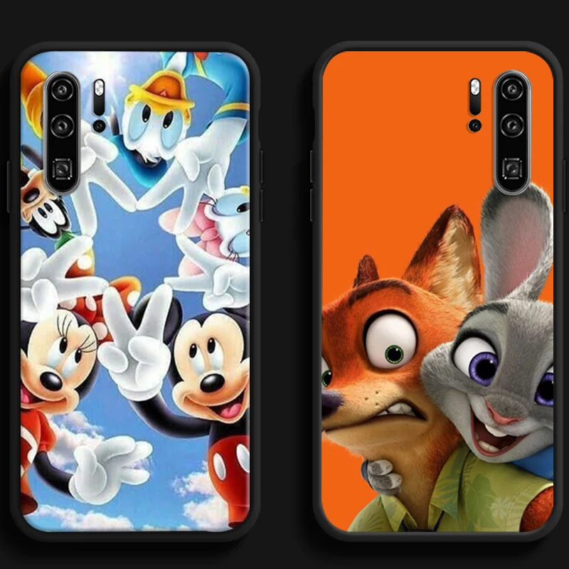 

Disney Cartoon Phone Cases For Huawei Honor Y6 Y7 2019 Y9 2018 Y9 Prime 2019 Y9 2019 Y9A Cases Coque Funda Soft TPU