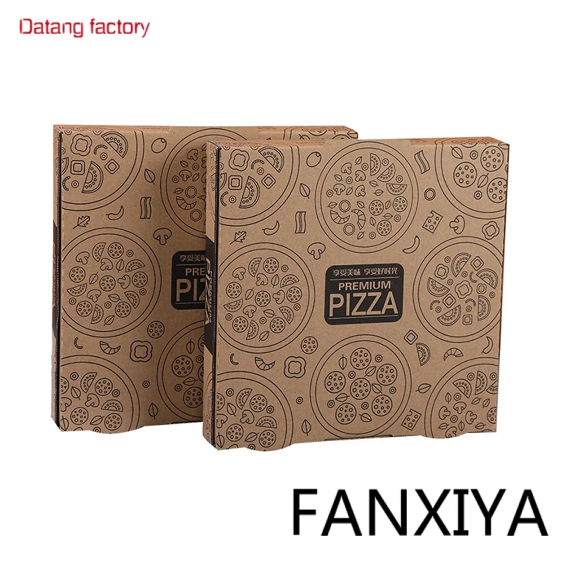 

Supply Custom Printed 7 8 9 10 12 15 16 18 inch Boite Pizza Box Packing Box For Pizza 33x33 40x40 Pizza Box