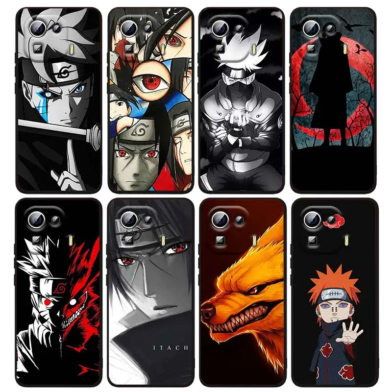 

Anime Comics Naruto Art For Xiaomi 12 12X 11 11T 11i 10T10 Poco X3 Pro Lite Ultra 5G 9T 9SE A3 Redmi 9A Black Soft Phone Case