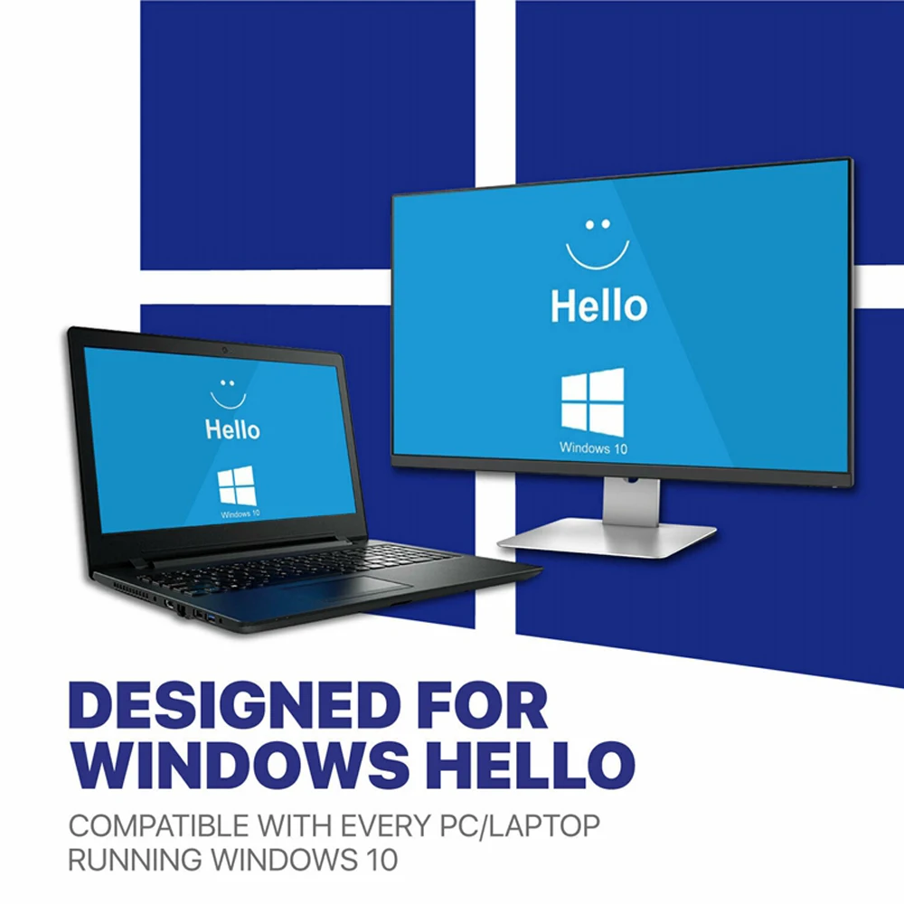 USB-модуль для считывания отпечатков пальцев Windows10 32/64 бит Hello биометрический