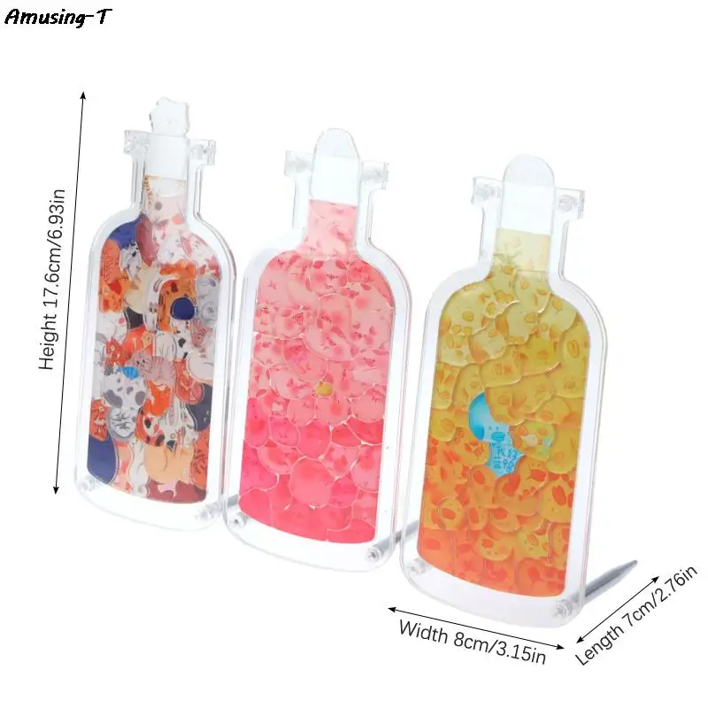 

New Cute Animal Puzzle Bottle Ornaments Creative Jigsaw Puzzle Toys Bottled Standee Home Ornaments Decorations