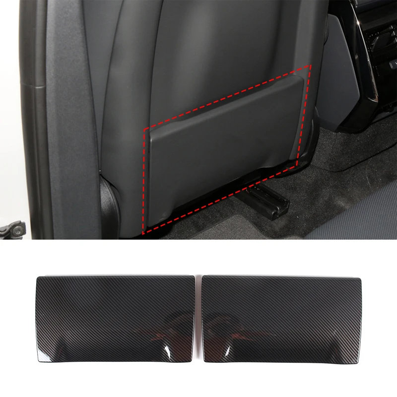 

For Land Rover Range Rover Vogue/Range Rover Sport 2023 ABS Carbon Fiber Style Seat Back Kick Panel Covers Interior Accessories