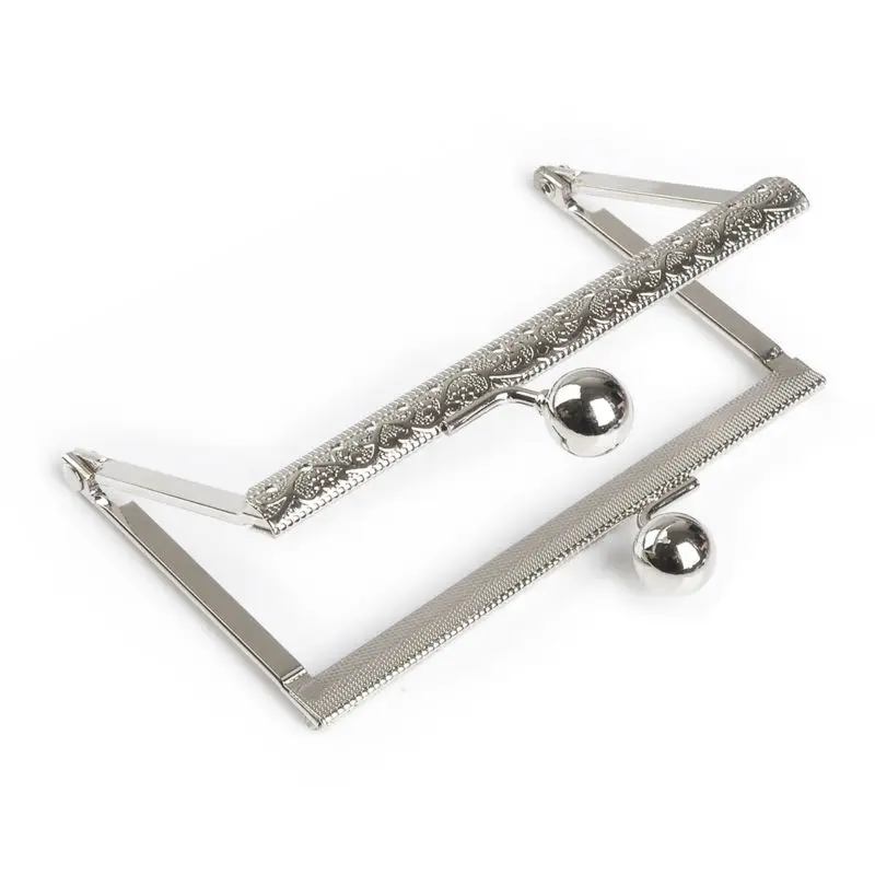 10pcs Lot 10.5cm Metal Purse Frame Handle for Clutch Bag Handbag Accessories Making Kiss Clasp Lock Antique Bronze Bags Hardware