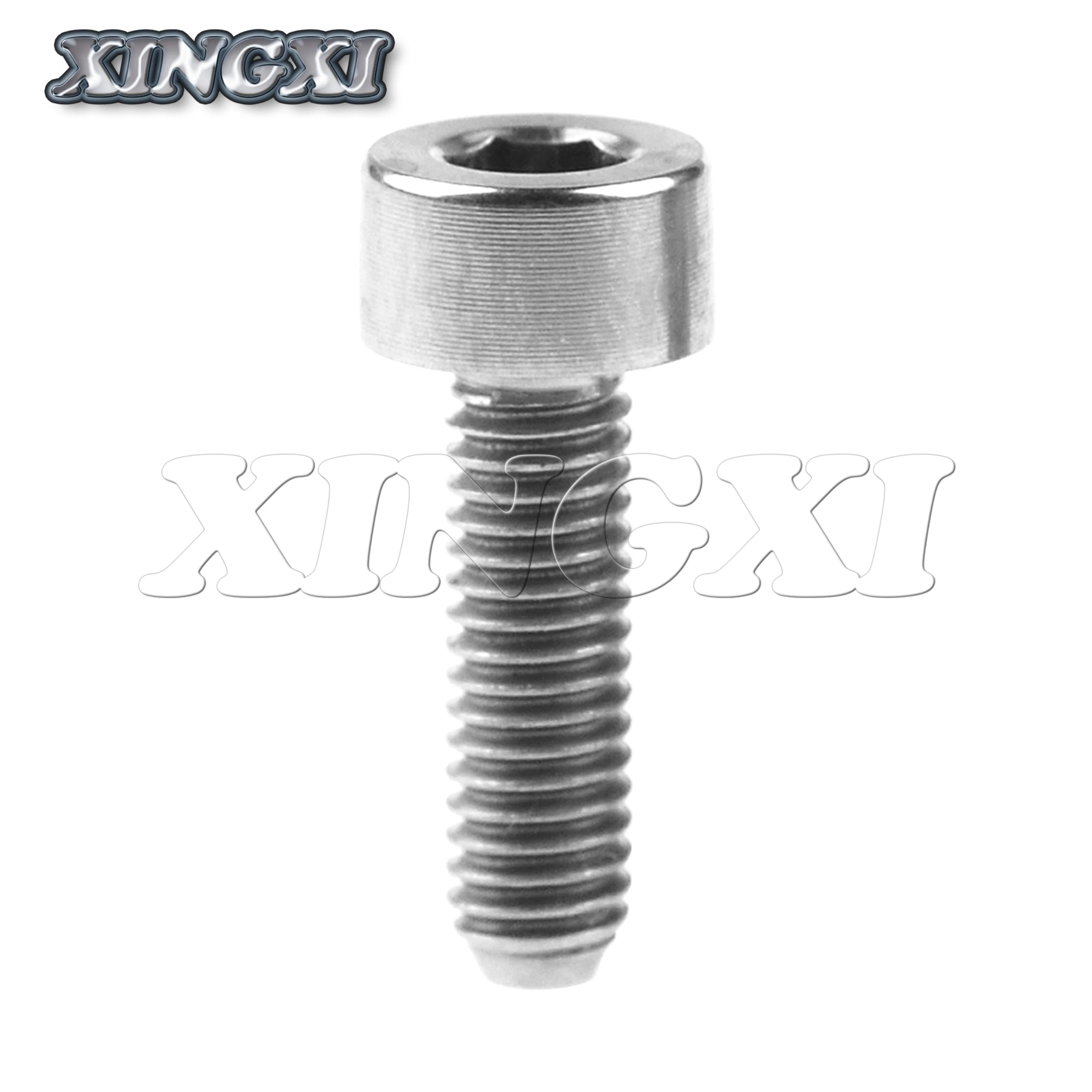 

Xingxi титановый шестигранный болт для велосипеда Стандартная головка DIN912 M4x10 12 15 20 мм шестигранные винты 1 шт.