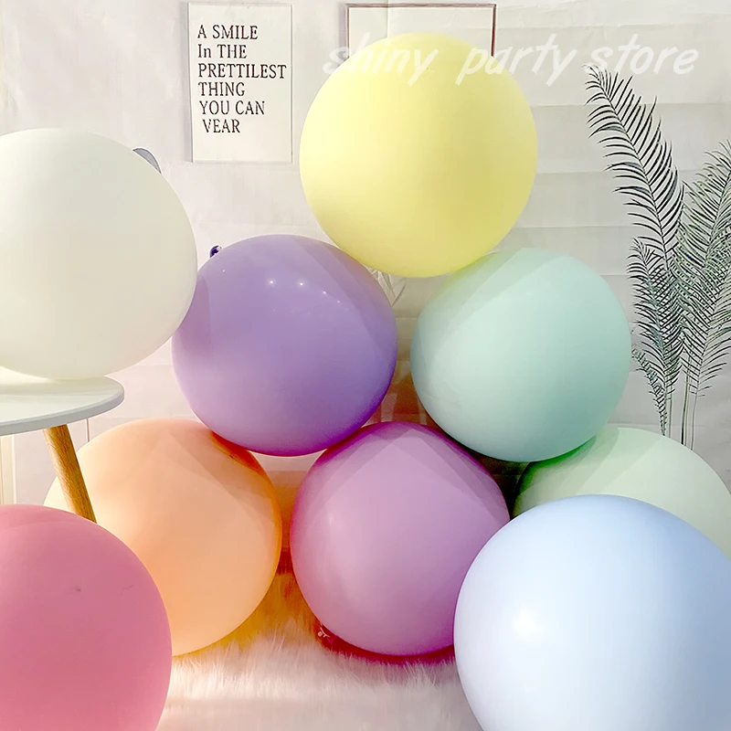

20/30/50pcs NEW Latex Macarone Balloons Inflatable Helium Ballon Birthday Party Wedding Decoration Holiday Background Room Decor