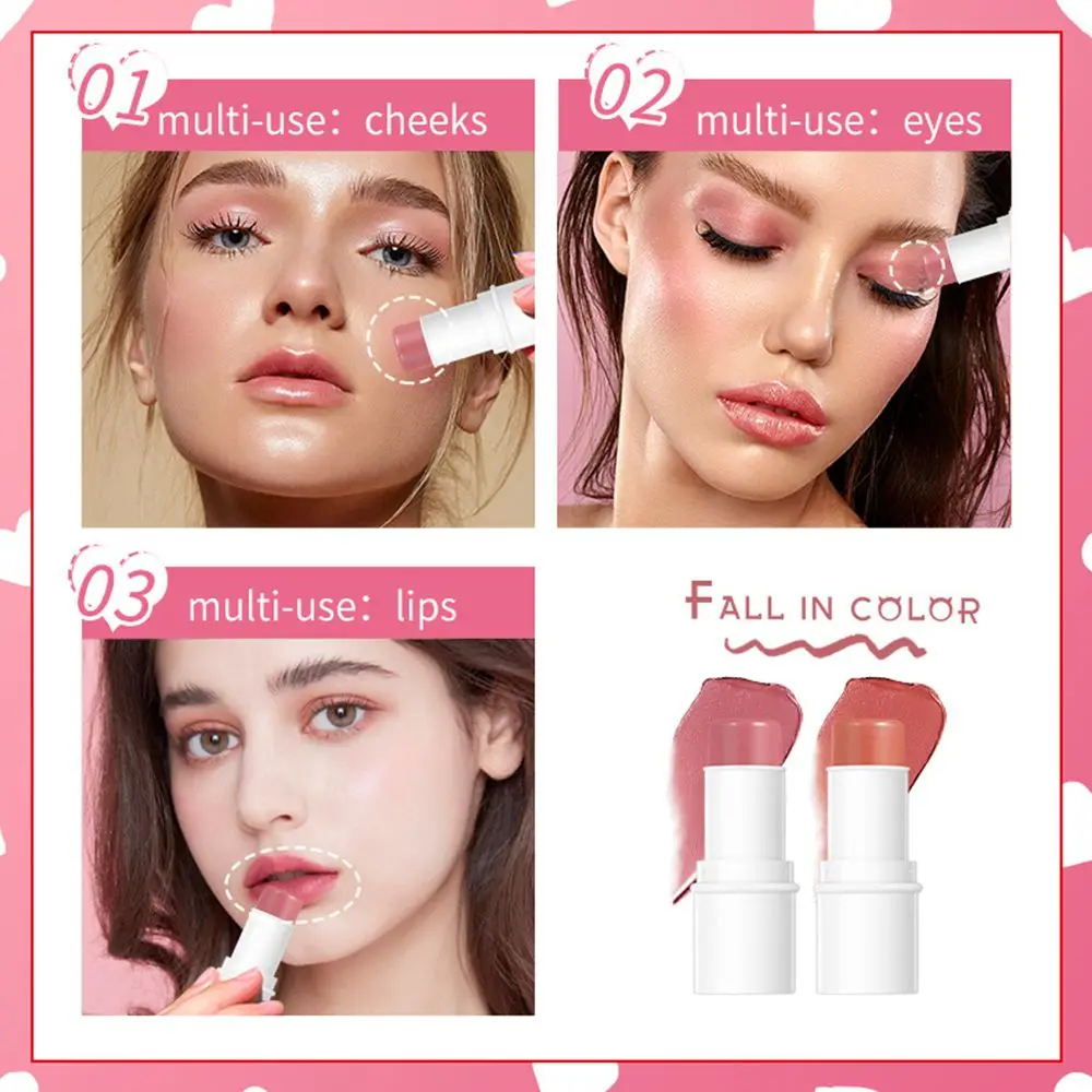 

Cosmetics Cheeks Eyes and Lips Stick Moisturizing Highlight Matte Face Concealer Highlighter Blush Stick Contour