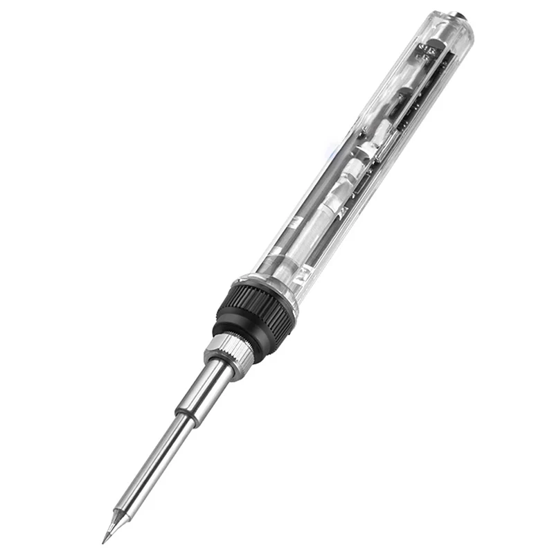 Портативный Электрический паяльник T12 12 В ~ 24 72 Вт металлический корпус с ЧПУ