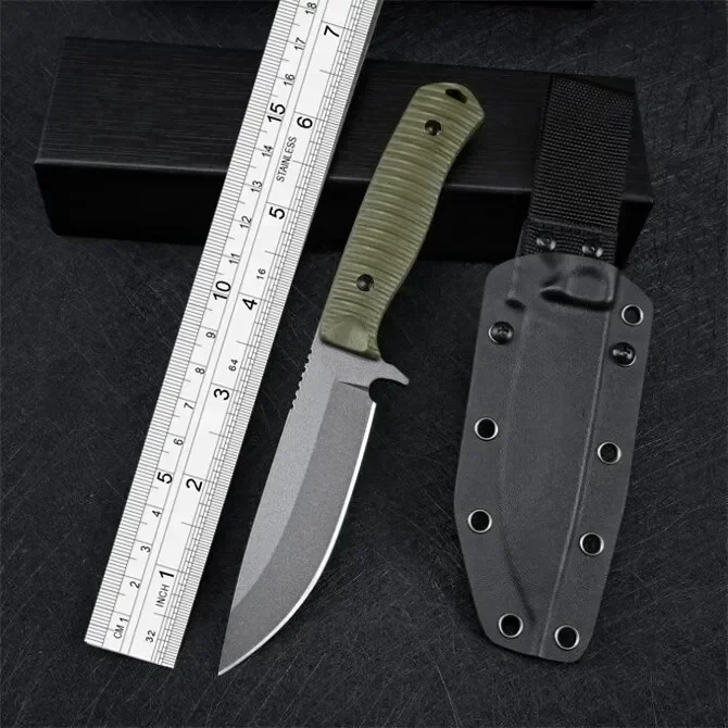 BM539GY Прямой нож Нож с фиксированным лезвием DC53 Лезвие G10 Ручка Тактический