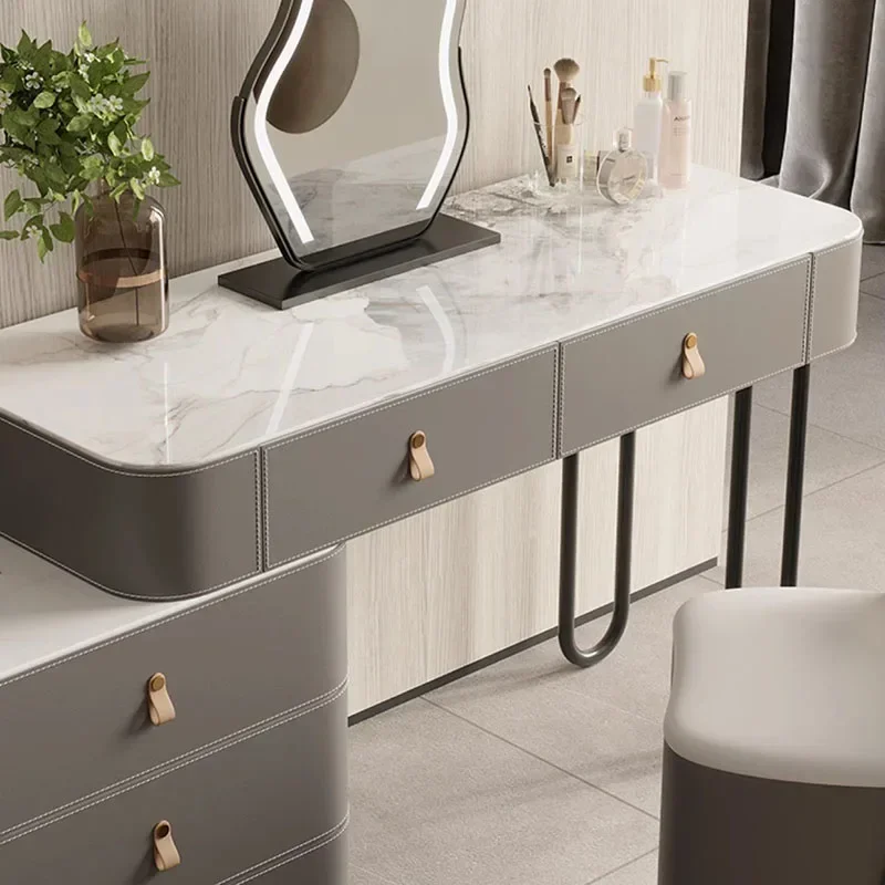 Дизайнерский Минимальный скандинавский комод шкаф со светодиодной подсветкой