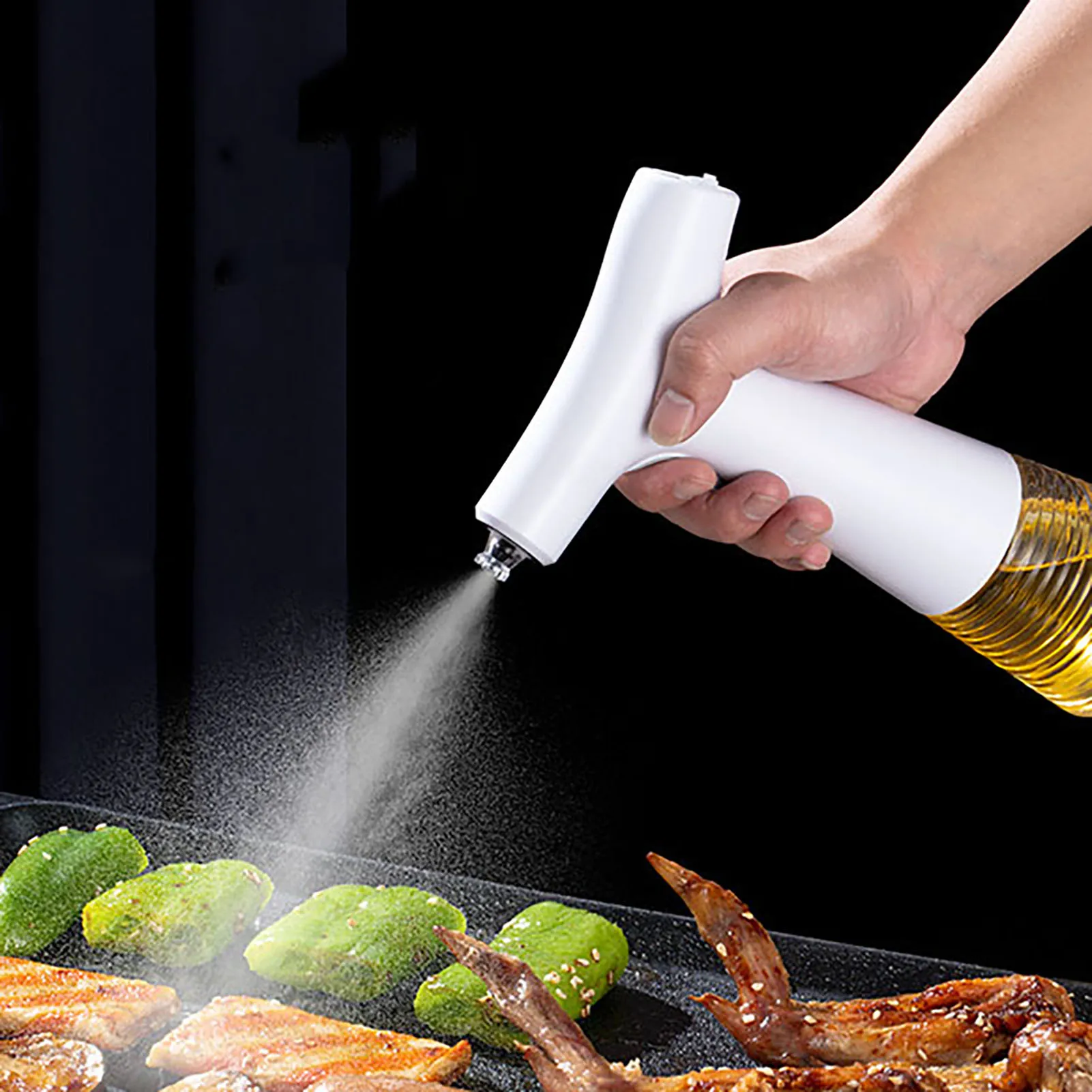 

Household Electric Type-C Charging Atomized Oil Sprayer Good Leakage Prevention Convenient for Edible Oil Cooking Wine Soy Sauce