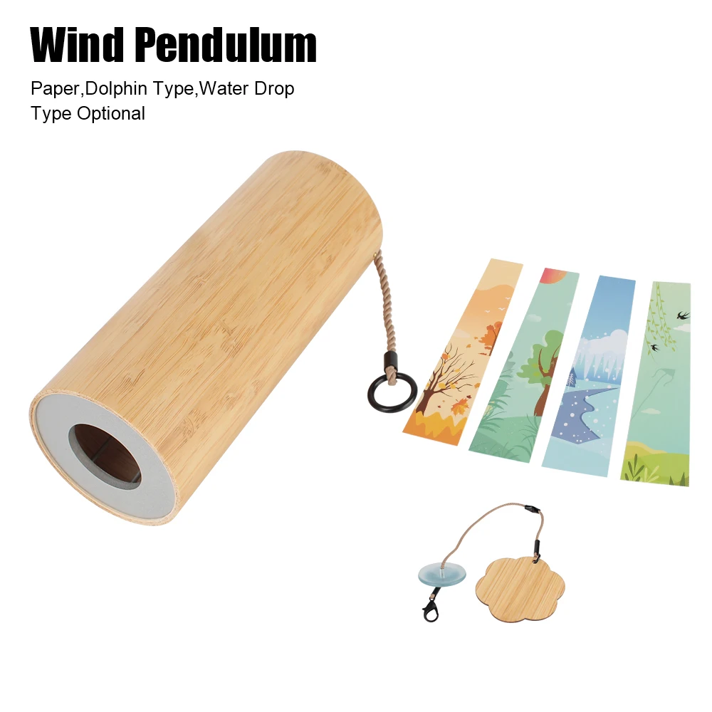 Бамбуковые ветряные колокольчики музыкальные ручной работы из натурального