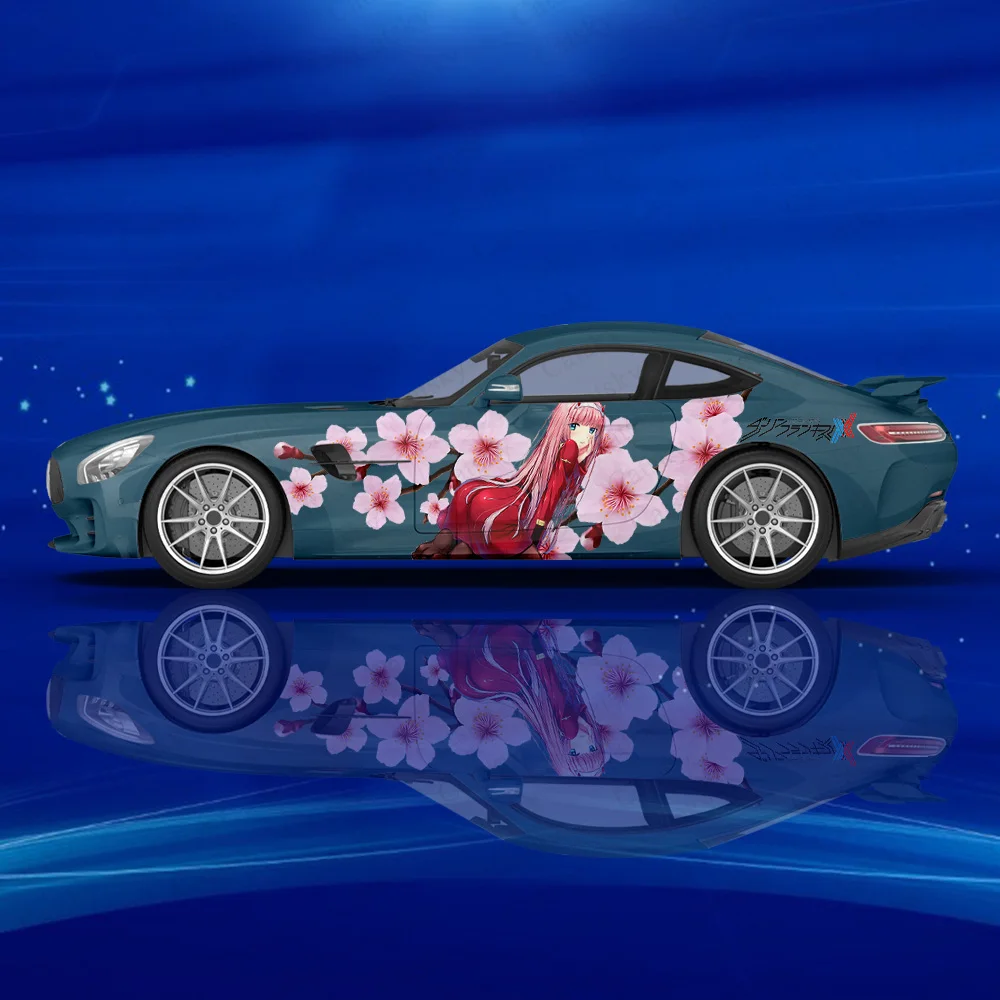 

Аниме zero two FRANXX наклейка на автомобиль Упаковка Наклейка на общий мотор виниловая наклейка «сделай сам» автомобиль боковая Наклейка сексуальная девушка автомобиль наклейка
