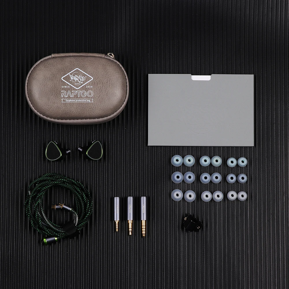 Kup RAPTGO HOOK-X 14.2mm Open Planar Drive+PZT Drive HiFi In-ear Earphone With Detachable 0.78 2pin OCC Cable