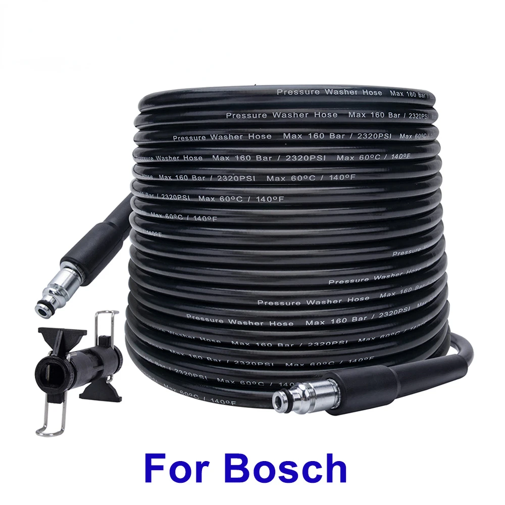 6 10 15 m Pressure Washer Hose High Water Cleaning Hose Pipe Cord Car Washer Extension Hose  for Bosch High Pressure Cleaner