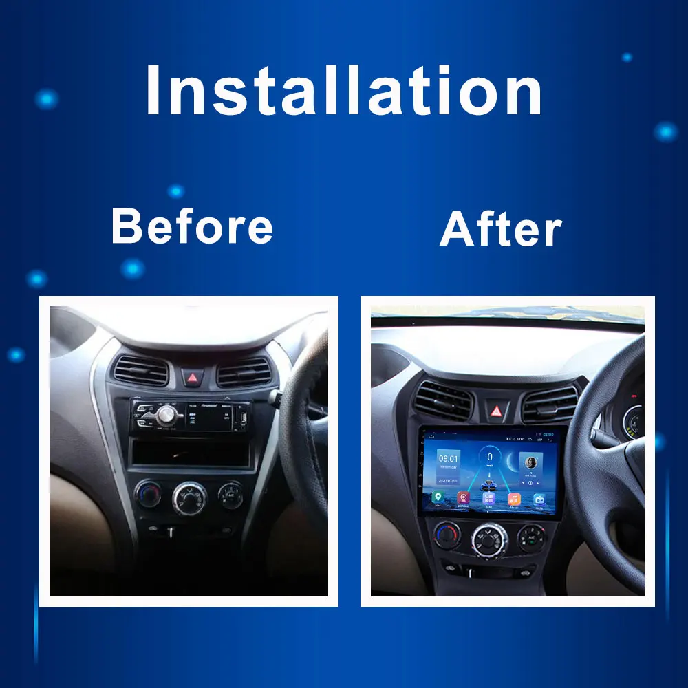 Автомагнитола JUSTNAVI Android 10 0 для Hyundai EON Santro Atos 2012 - 2018 мультимедийный видеоплеер