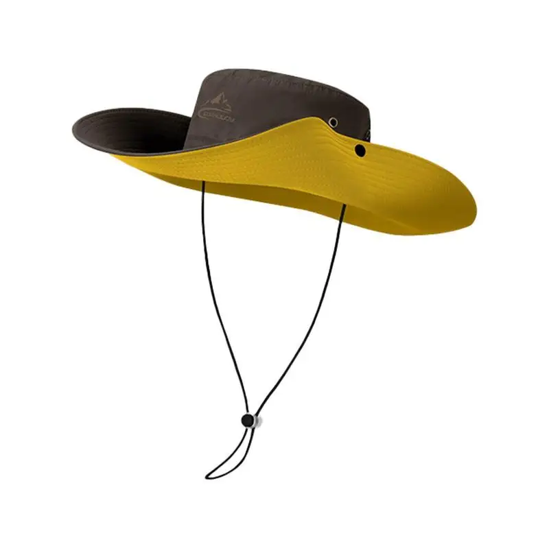 

Bucket Hat For Women Sun Hat Womens Lightweight Breathable Wide Brim Windproof Rope For Hiking Shopping Fishing Picnic