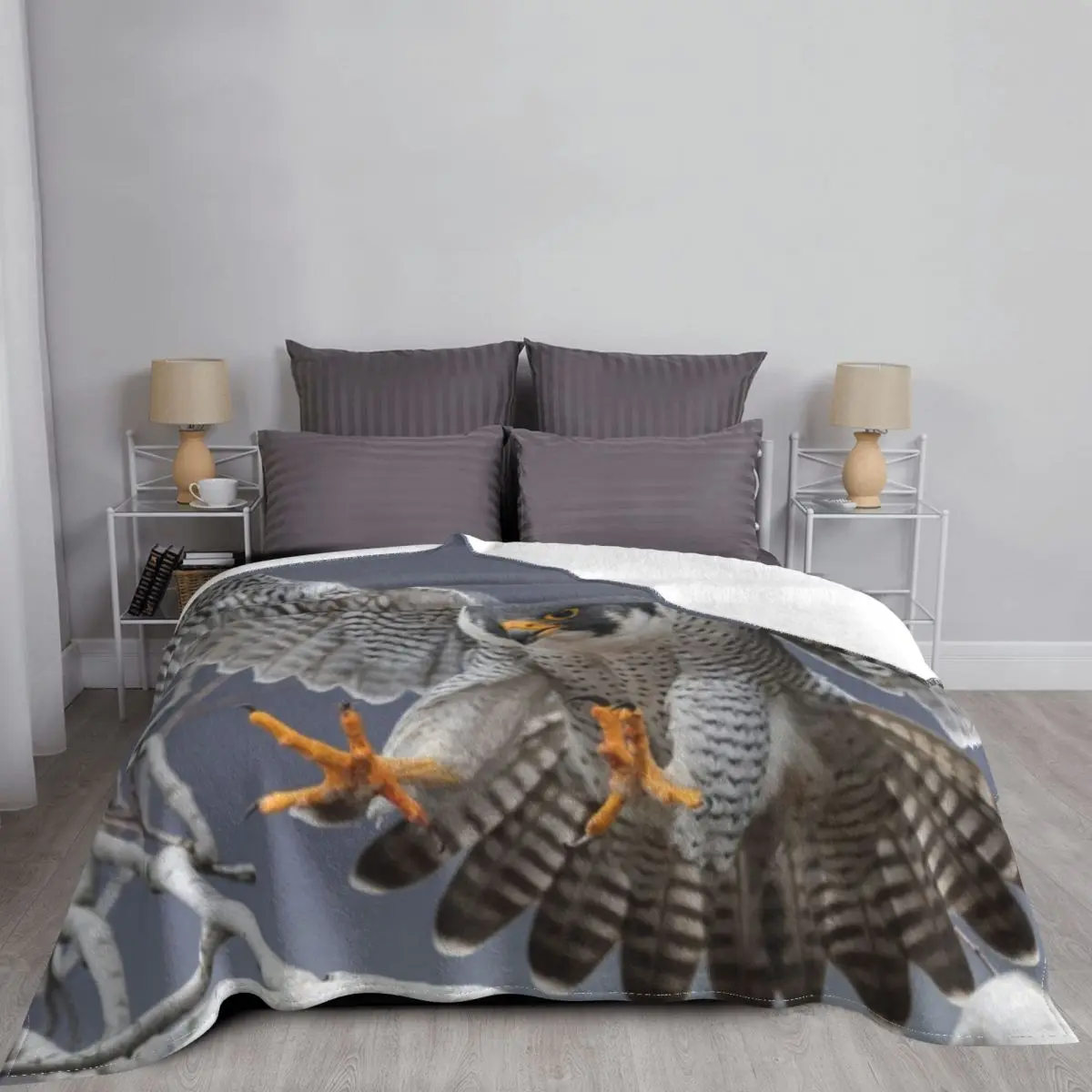 Одеяло для дивана Peregrine Falcon мягкие декоративные пледы диваны