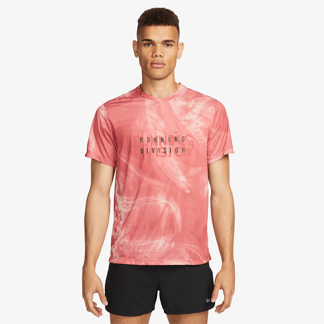 Спортивная Футболка Унисекс Nike Dri-fit Run Division Rise 365 Повседневный Футбольный Топ Для