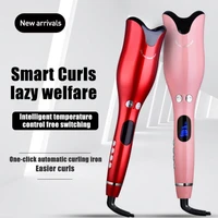 auto rotating ceramic hair curler automatic curling iron tongs corrugation curling wand hair waver styler tools auto hair cri