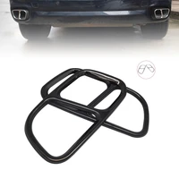 car tail pipe frame is suitable for 2014 2018 bmw x5 stainless steel exhaust pipe decoration frame appearance accessories