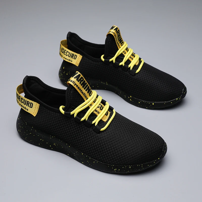 Men Sneakers Breathable Male Running Shoes Comfortable Black Men's Sneakers Lightweight Walking Jogging Men Athletic Sport Shoes