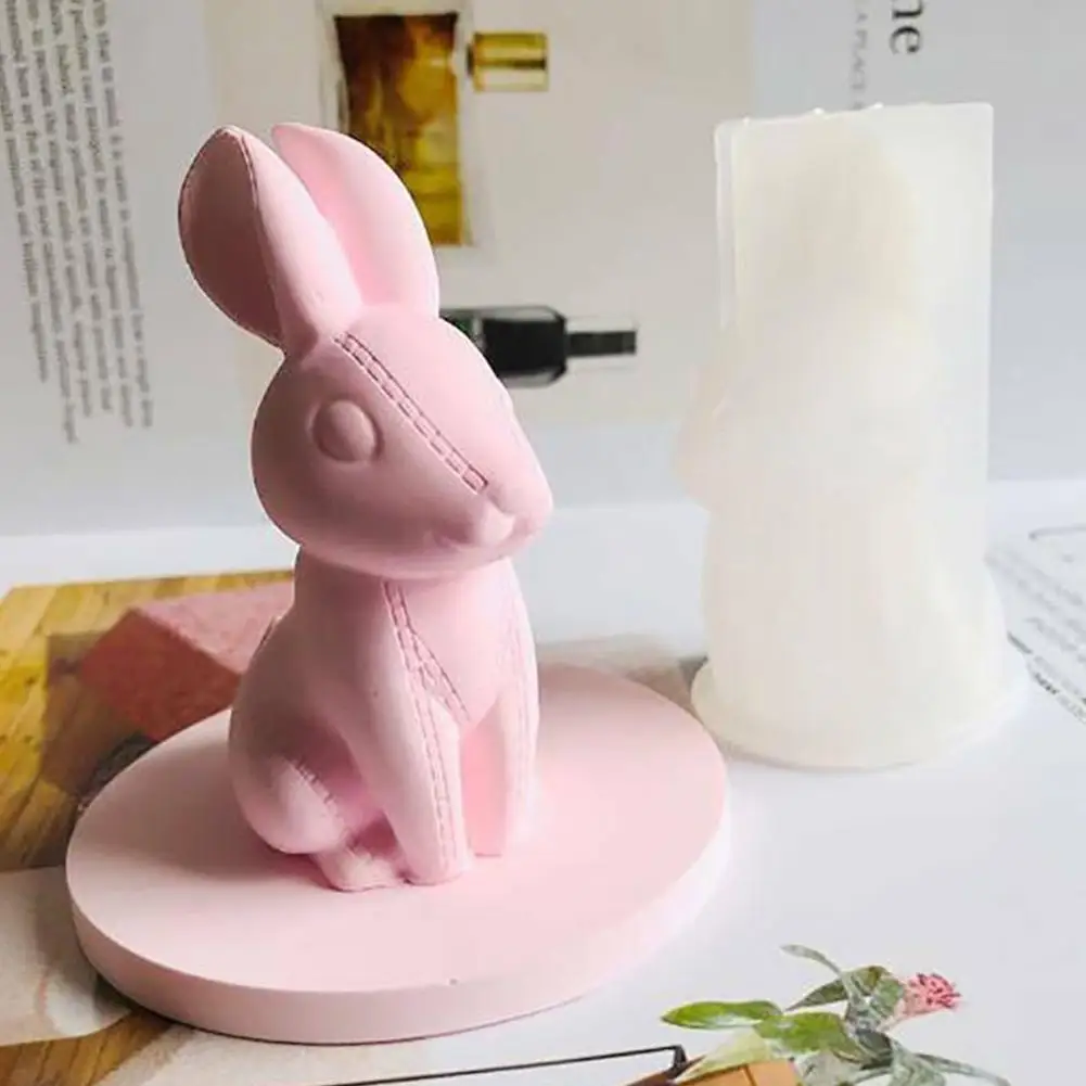

Aroma Diffuser Gypsum 3D Bunny Rabbit Silicone Mold Epoxy Resin Silicone DIY Mold Molds Handmade Easter K5O9