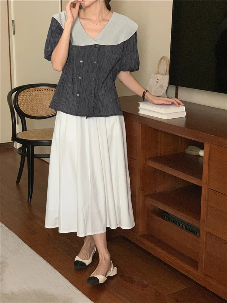 Женская блузка женская рубашка летние женские блузки макси блузы повседневные