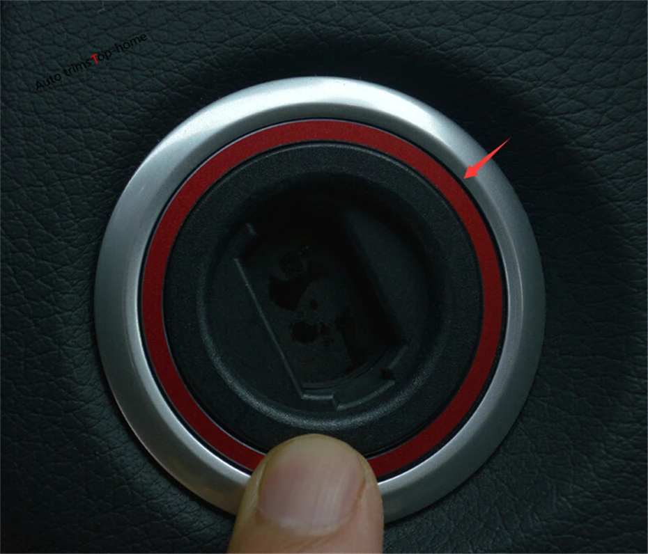 Интерьер для Mercedes Benz CLA 200 220 W117 2014-2017 кнопка запуска и остановки двигателя кольцо