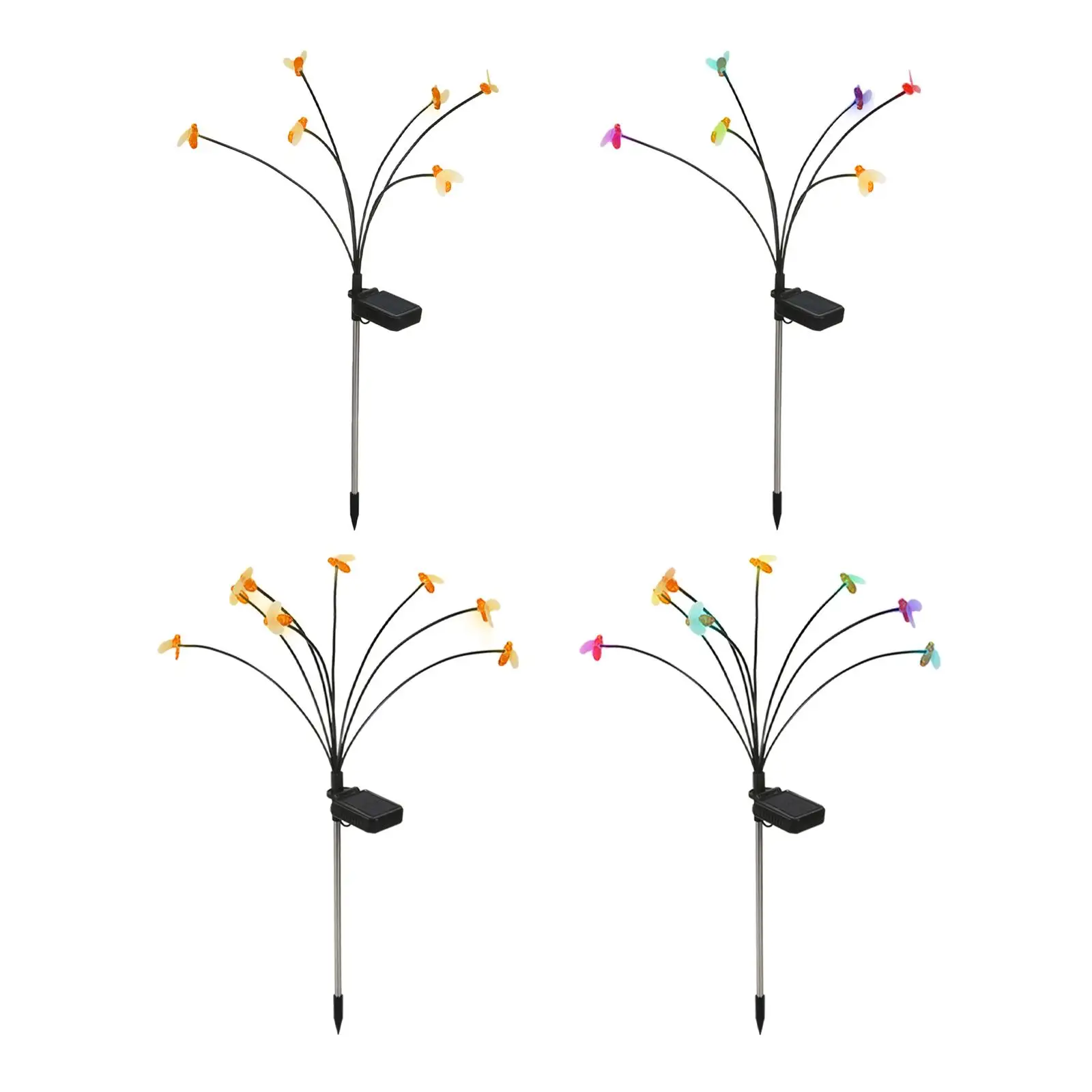 

Bee Lamp Waterproof Sway by Wind Solar Stake Lights for Garden Wedding Yard