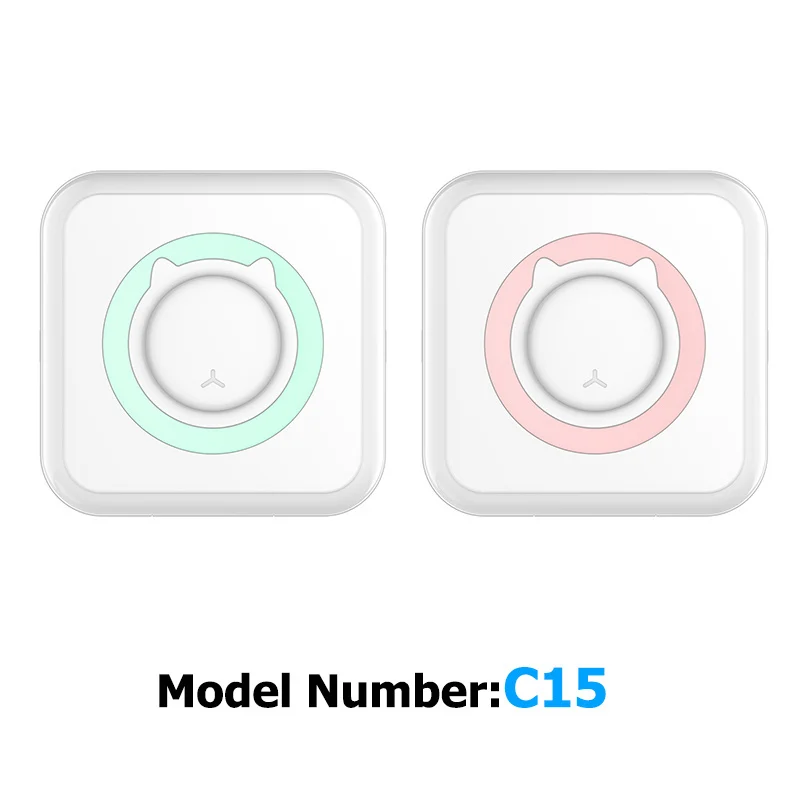 

Fun Print Portable Thermal Self-adhesive Stickers Photo Printer HD Mini Bluetooth 57*25mm Supplies 2d Label Maker For Phone Best