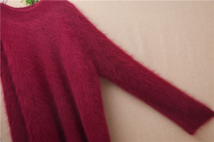 Женская осенне-зимняя одежда кашемировый вязаный пуловер с длинными рукавами и
