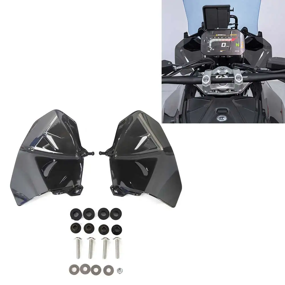 

Для BMW R1300GS R1300 GS 2023-2025 лобовое стекло двусторонние воздушные дефлекторы мотоциклетный бак боковой ветровой дефлектор спойлер ветровое стекло