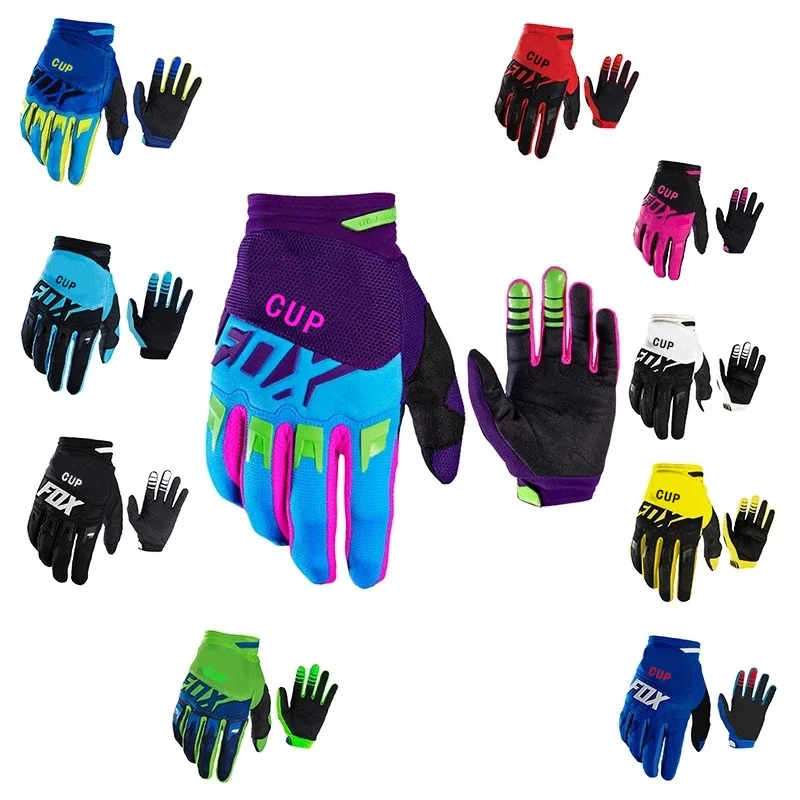 2022 Bicycle Gloves ATV MTB BMX Off Road Motorcycle Gloves Mountain Bike Bicycle Gloves Motocross Bike Racing Gloves Foxcup