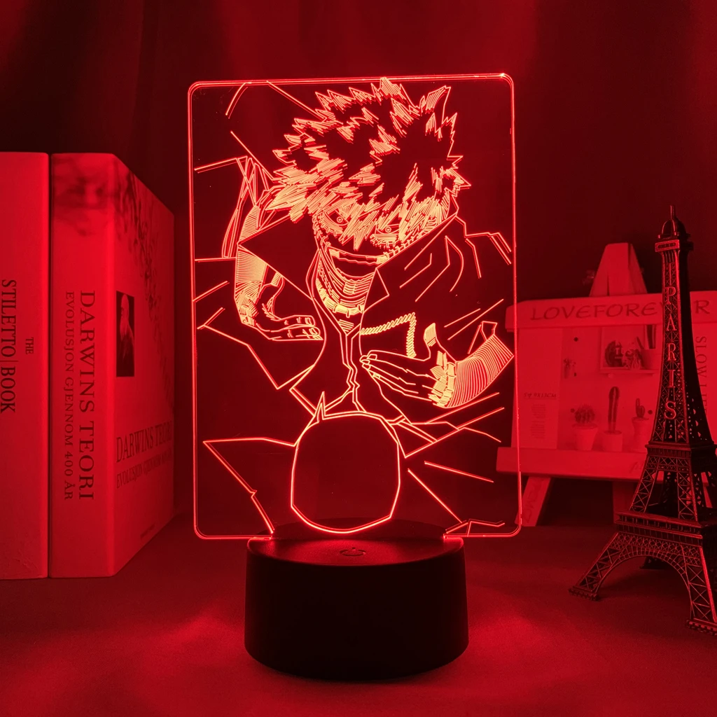 

Anime 3d Lamp My Hero Academia Dabi for Bedroom Decorative Nightlight Birthday Gift Manga Led Night Light Bedside